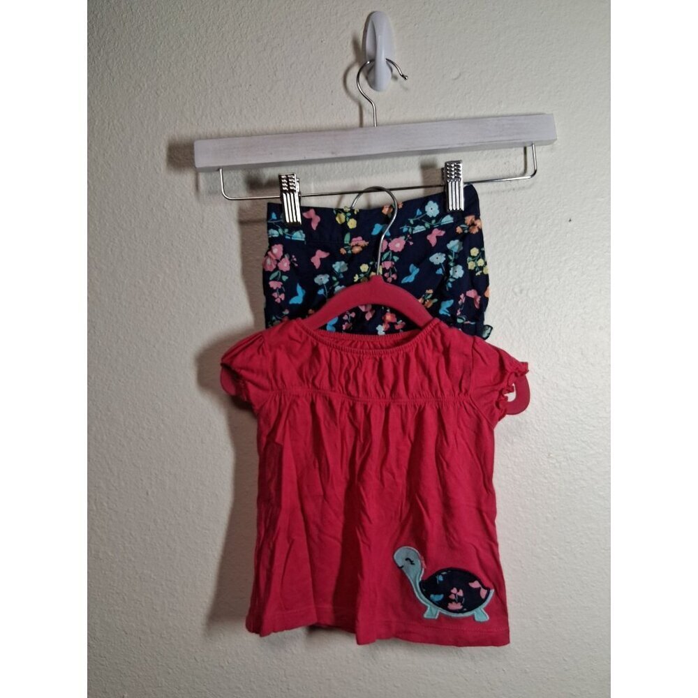 Child of Mine Carter's Outfit Floral Boho Cottage Baby Girls Size 3-6 Months